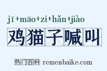 鸡猫子喊叫是什么意思的图片